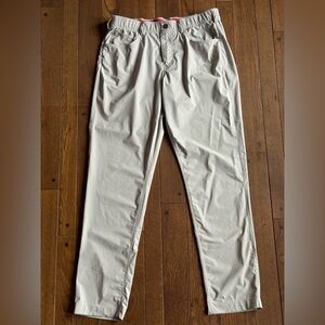 REDVANLY Bradley Pull-On Golf Performance Trouser Pants - Light Gray
Men’s L